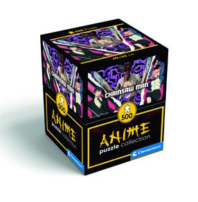 Dėlionė Clementoni Anime ChainsaMan 35606, 36 cm x 49 cm, 500 vnt., įvairių spalvų