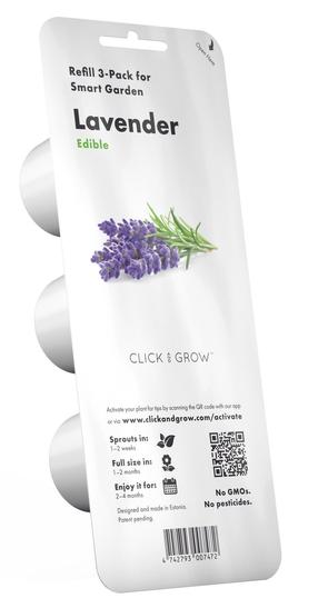 Išmanios daigyklos sėklos Click & Grow, levandos, 3 vnt.