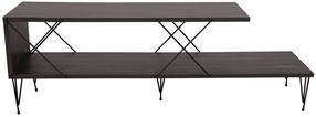 TV staliukas Kalune Design Street, tamsiai ruda sp., 120 cm x 30 cm x 40 cm