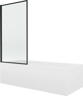 Vonia su sienele, laisvai pastatoma Mexen Vega, 70 cm x 160 cm x 38 cm, stačiakampis, balta sp.