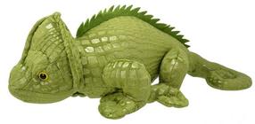 Плюшевая игрушка Wild Planet Chameleon 51894, зеленый цв., 13 см