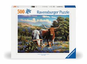 Dėlionė Ravensburger Loving Cattle, 36 cm x 49 cm, 500 vnt., įvairių spalvų