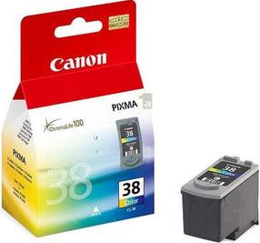 Rašalinio spausdintuvo kasetė Canon CL-38, įvairių spalvų