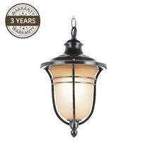 Lauko pakabinamas šviestuvas Domoletti 004-H, 60W, E27, IP43, juoda sp., 17.7 cm x 28 cm