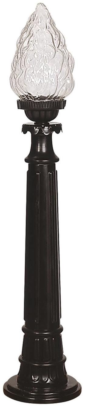 Pastatomas lauko šviestuvas Opviq BSU-68191-BSY-M1-K, 60W, E27, IP65, juoda sp., 15 cm x 90 cm