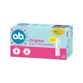 Гигиенические тампоны O.B. Original 2in1, Normal, 32 шт.