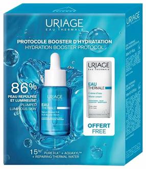 Сыворотка для лица, набор Uriage Eau Thermale Hyaluronic Acid, 45 мл, 2 шт.