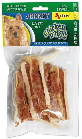 Koeramaius Antos Chicken D’light Jerkey, kanaliha, 0.1 kg