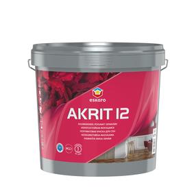 Seinavärv Eskaro Akrit 12, valge v., 4.75 l