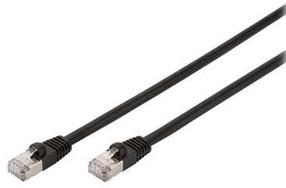 Tīkla kabelis Digitus CAT 6 S/FTP Outdoor Patch Cable DK-1644-050/BL-OD RJ-45, RJ-45, 5 m, melna krās.
