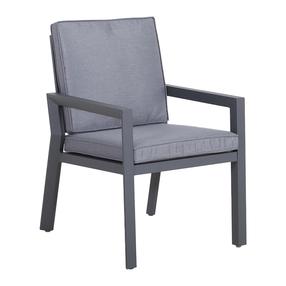 Lauko kėdė Home4you Tomson 25162, pilka sp., 61 cm x 64.6 cm x 88 cm