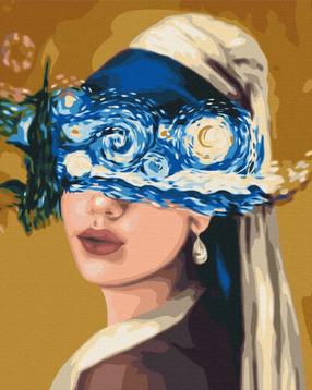 Картина по номерам Picture Paint It! Folk Lady, многоцветный