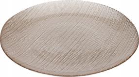 Taldrik magustoidu Home Styling Collection Karneol, Ø 21 cm, kuldne v.