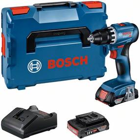 Akumuliatorinis suktuvas-gręžtuvas su akumuliatoriumi Bosch GSR 18V-45, 18 V, 2 Ah