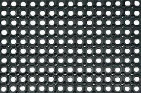 Durų kilimėlis Honeycomb, juoda sp., 100 cm x 50 cm