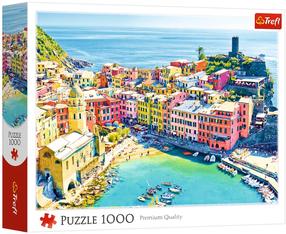 Dėlionė Trefl Picturesque Town of Vernazza, 68 cm x 48 cm, 1000 vnt.