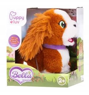 Žaislinis gyvūnas šuo Tm Toys Puppy Luv Bella 01067, ruda sp./balta sp.