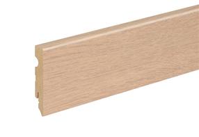 Grīdlīste Domoletti 549994 FU084L, 240 cm x 8 cm x 1.5 cm x 1.5 cm, ozola krās./brūna krās.