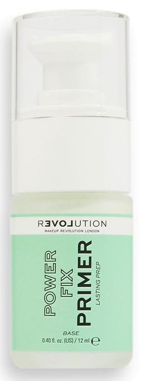 Makiažo bazė Makeup Revolution London Power Fix Primer, skaidri sp., 12 ml