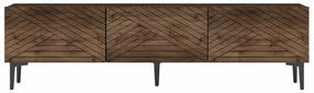 Televizoriaus spintelė Kalune Design Felix, riešuto sp., 31.4 cm x 160 cm x 44.1 cm