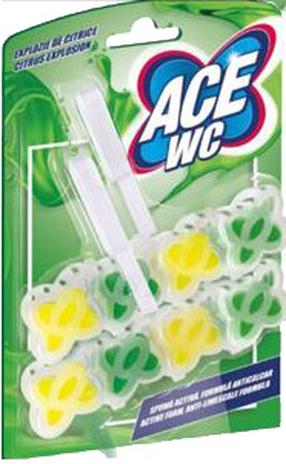 WC valiklis - gaiviklis Ace Citrus Explosion, 48 g, 2 vnt.