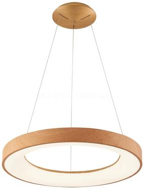 Valgusti rippuv AZzardo Santana AZ5006, LED, 3000 °K, 1 x 30 W, valge v. / pruun v.