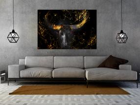 Reprodukcija Artgeist Enraged Bull DKNW0866XXL, 120 cm x 80 cm