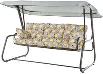 Lauko sūpynės Patio Celebes G031-06PB, antracito sp./įvairių spalvų, 220 cm x 134 cm x 157 cm