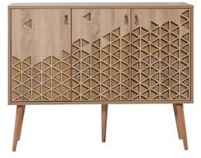 Spintelė Kalune Design Mega 120, sonoma ąžuolo sp., 36 cm x 120 cm x 90 cm