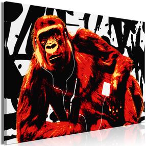 Reprodukcija Artgeist Pop Art Monkey KR33, 90 cm x 60 cm