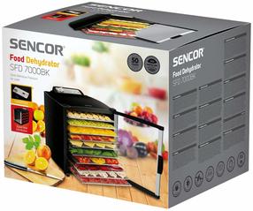 Сушилка для фруктов и овощей Sencor SFD 7000BK, 800 Вт