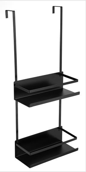 Dušas plaukts Domoletti Dallas BIE-0895, 14.1 cm x 70 cm x 38 cm, melna krās.