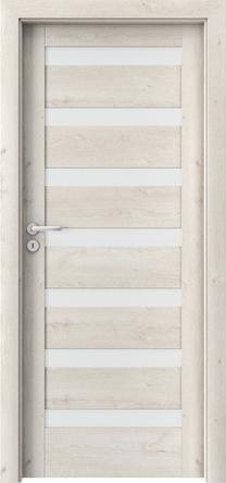 Dešininė vidaus durų varčia PORTA PORTAVERTE D7, ąžuolo, 203×84,4×4 cm