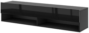 TV-laud Derby, must v., 140 cm x 32.8 cm x 31 cm