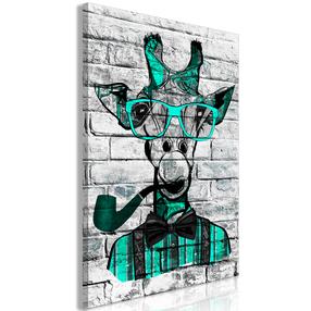 Reprodukcija Artgeist Giraffe with Pipe, g-c-0182-b-d, 40 cm x 60 cm