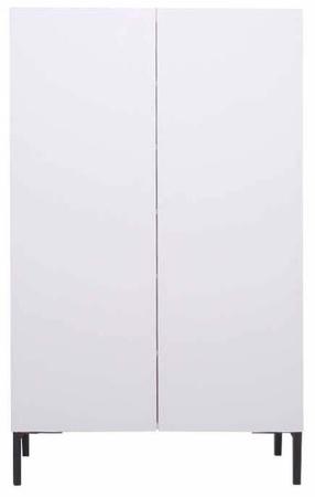 Spintelė Kalune Design Shc-820-Dd-1, balta sp., 34 cm x 72 cm x 119 cm