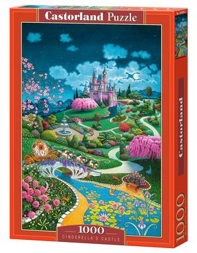 Puzle Castorland Cinderellas Castle 105243, 68 cm x 47 cm, 1000 gab., daudzkrāsaina