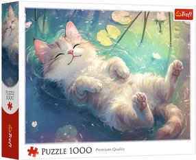 Dėlionė Trefl Purrfect Relaxation, 68 cm x 48 cm, 1000 vnt.