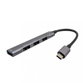 USB-разветвитель i-Tec NUITCUS4P000019, металлический цв.
