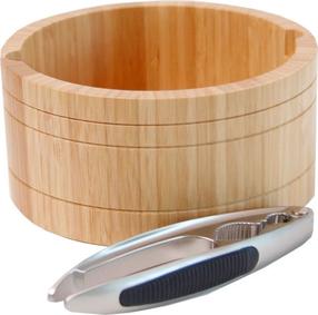 Riekstu lobīšanas knaibles, ar bļodu riekstiem Kesper, 17 cm, brūna krās./sudraba krās., 2 gab.
