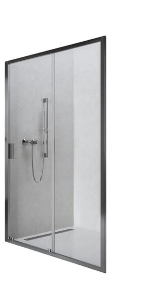 Dušo durys Ravak Blix II NBLDP2, 100 cm x 195 cm, skaidri sp./chromo sp./skaidrus