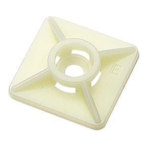 Laikiklis Elematic, plastmasė, balta, 27 mm x 27 mm