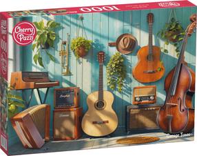 Puzle CherryPazzi Garage Tunes 30899, 50 cm x 70 cm, 1000 gab.