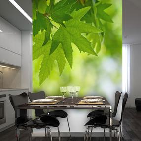 Fototapete Artgeist leaves (Shallow focus), 309 cm x 400 cm