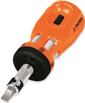 Отвертка Truper Mini Ratchet 18193, изолированный, 10 см
