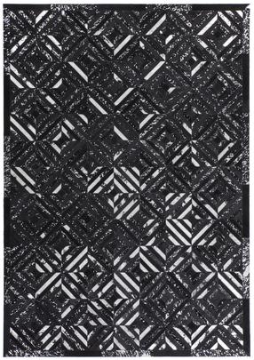 Paklājs iekštelpu Kayoom Spark 410, sudraba krās./melna krās., 230 cm x 160 cm