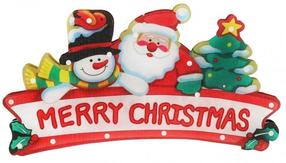 Рождественская декорация Merry Christmas cо светодиодным освещением, 25 см, 45 см, многоцветный