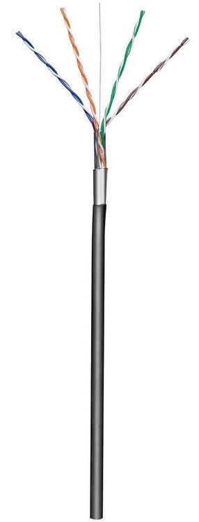 Провод Techly Cat. 5e F/UTP 029167, 305 м, черный цв.