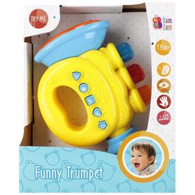Hariv mäng BamBam Funny Tumpet, 10 cm, kollane v.