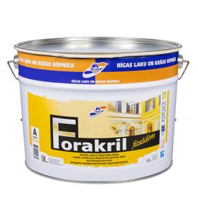 Фасадная краска Rilak Forakril, белый цв., 9 л
